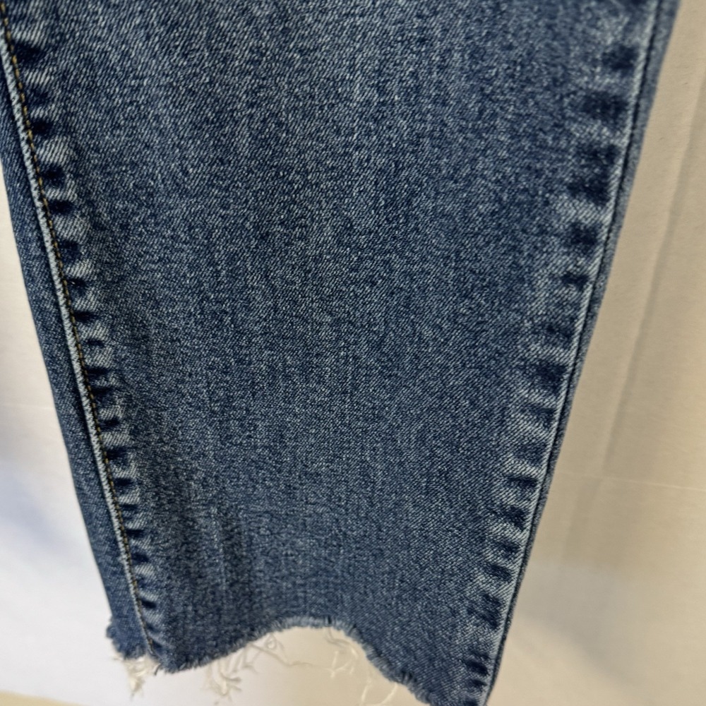Levi Denizen Highrise Slim Ankle Distressed 14 Waist 32 Length 24 11"rise - Picture 5 of 7